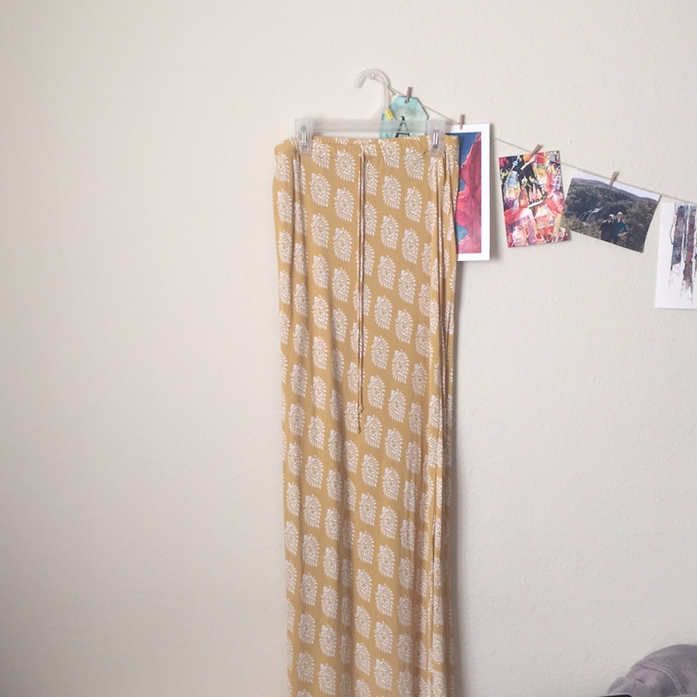 Mustard Yellow Maxi Skirt